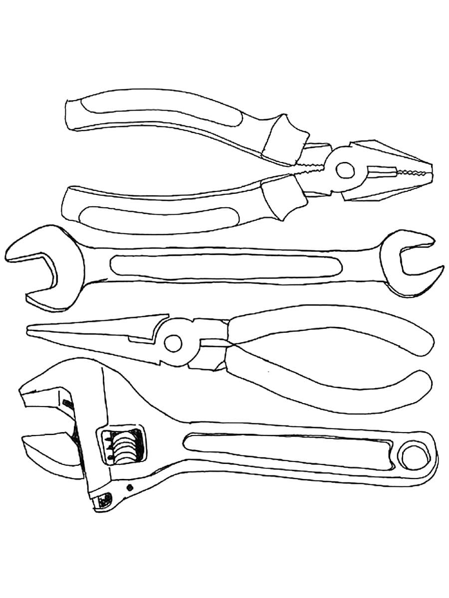 Coloring Page Tools At Lola Cochran Blog