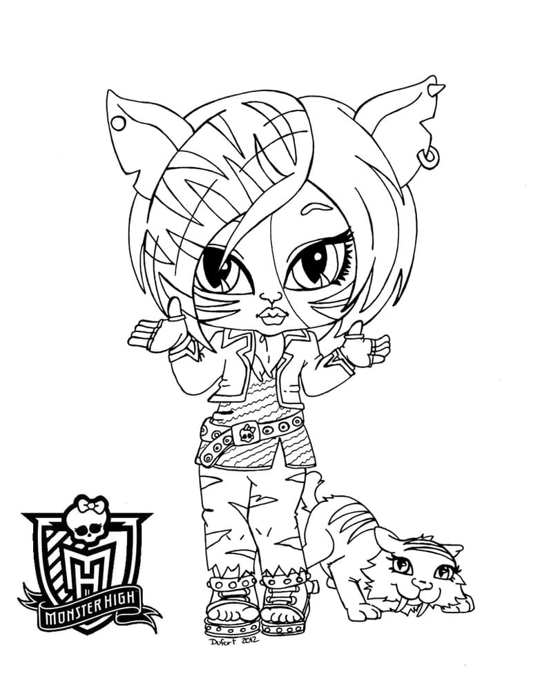 frankie stein coloring pages