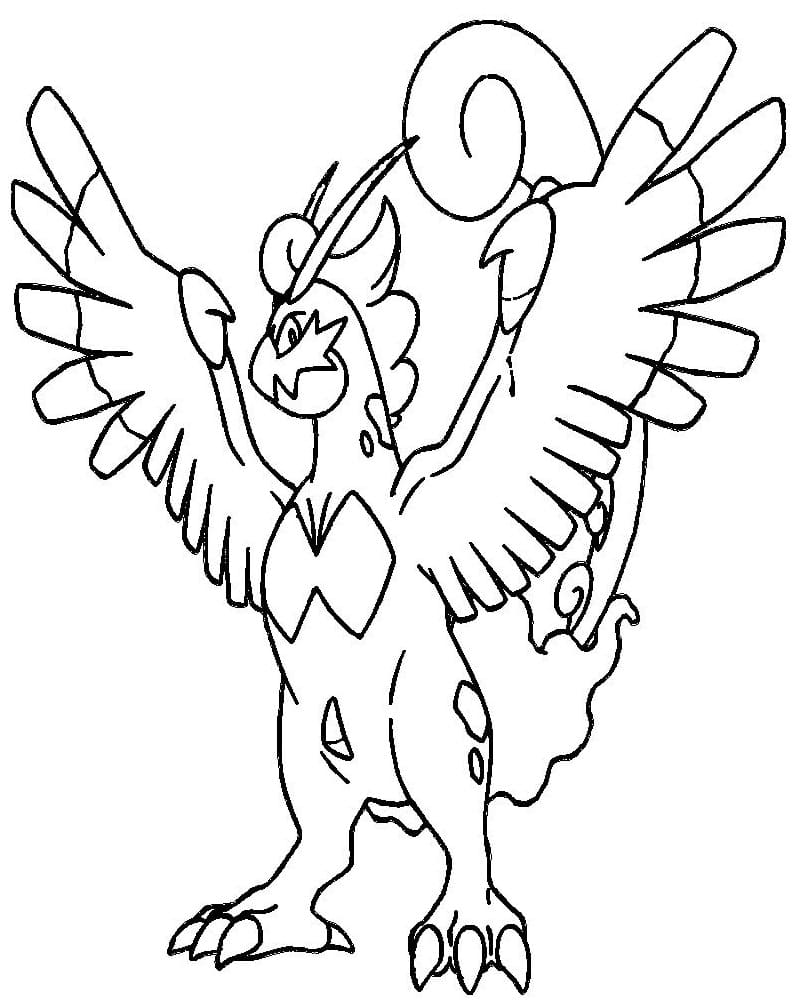 Tornadus Coloring Pages - Free Printable Coloring Pages for Kids