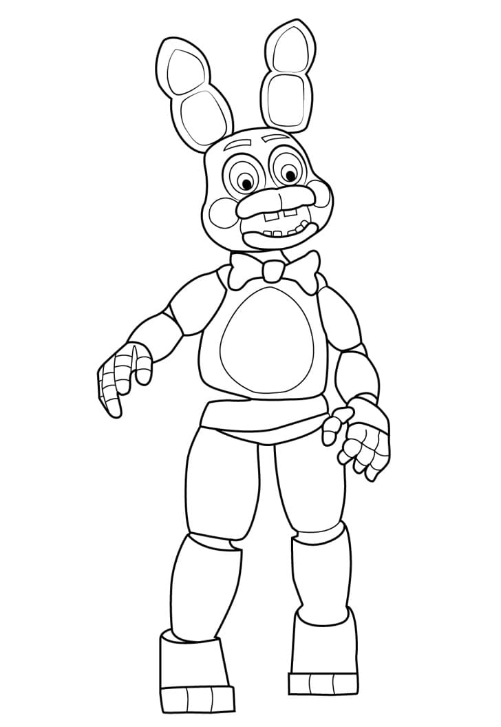Five Nights At Freddy's Coloring Pages Five Nights At Freddys Coloring  Pages Luxury Fnaf Bonnie Coloring - entitlementtrap.com