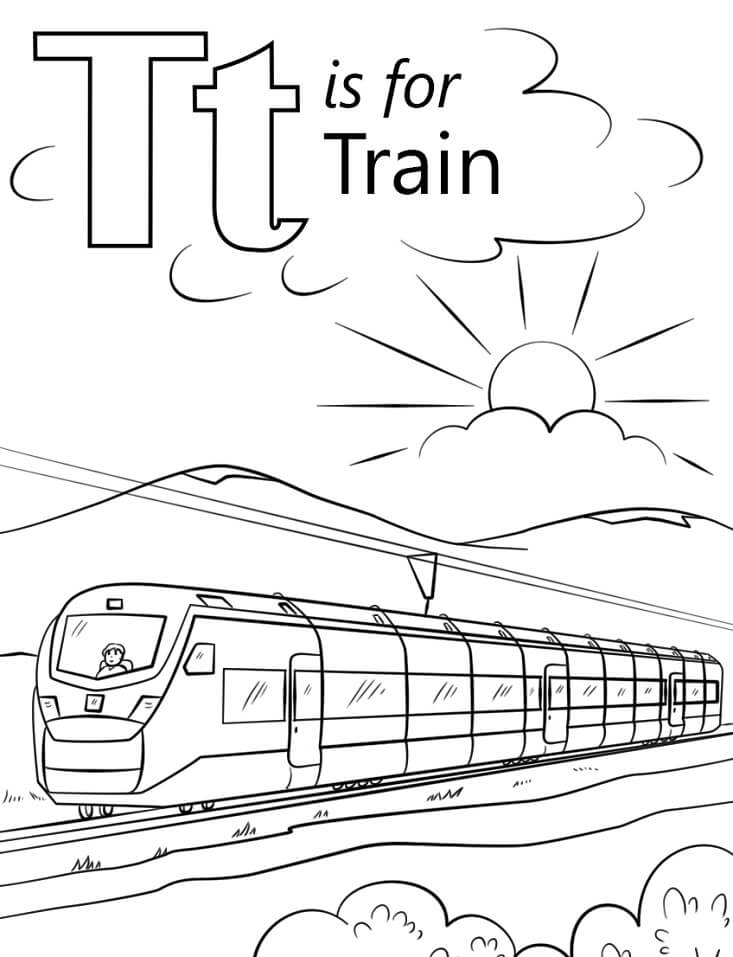 Train Letter T