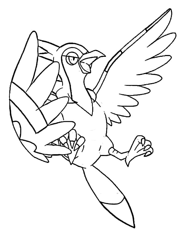 tranquill coloring page png pokemon