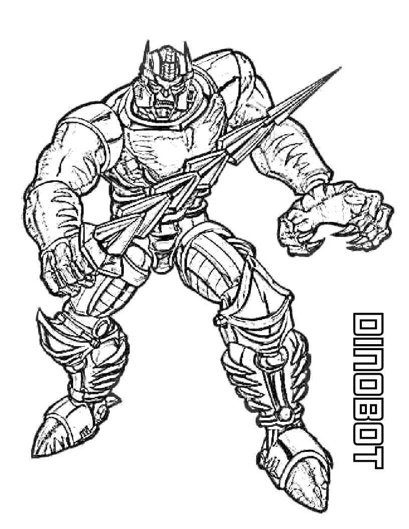 Transformers Dinobot Coloring Page   Free Printable Coloring Pages ...