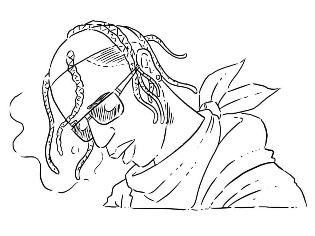 Fortnite Travis Scott Coloring Page - Free Printable Coloring Pages for ...