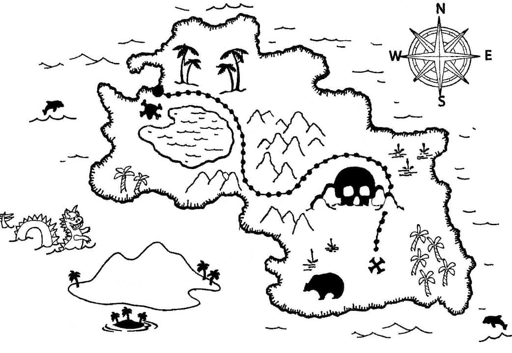 Treasure Map for Children
