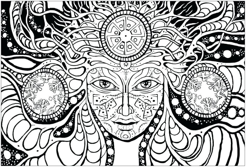 trippy coloring page free printable coloring pages for kids