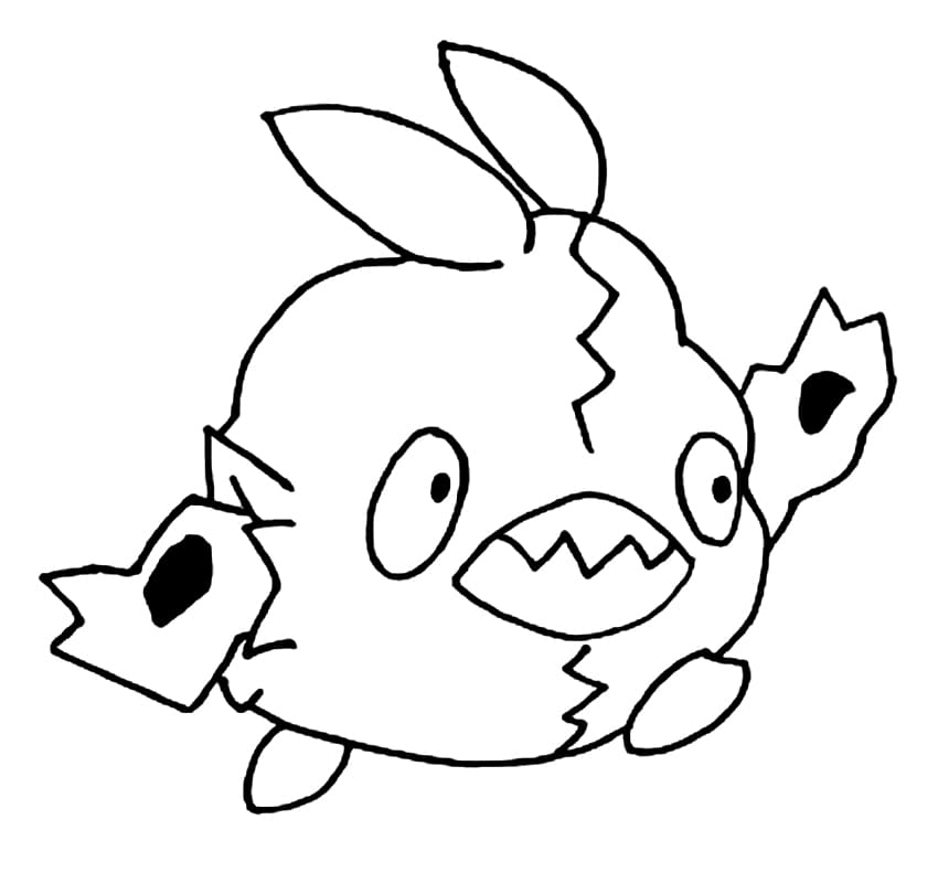 trubbish coloring page pdf pokemon