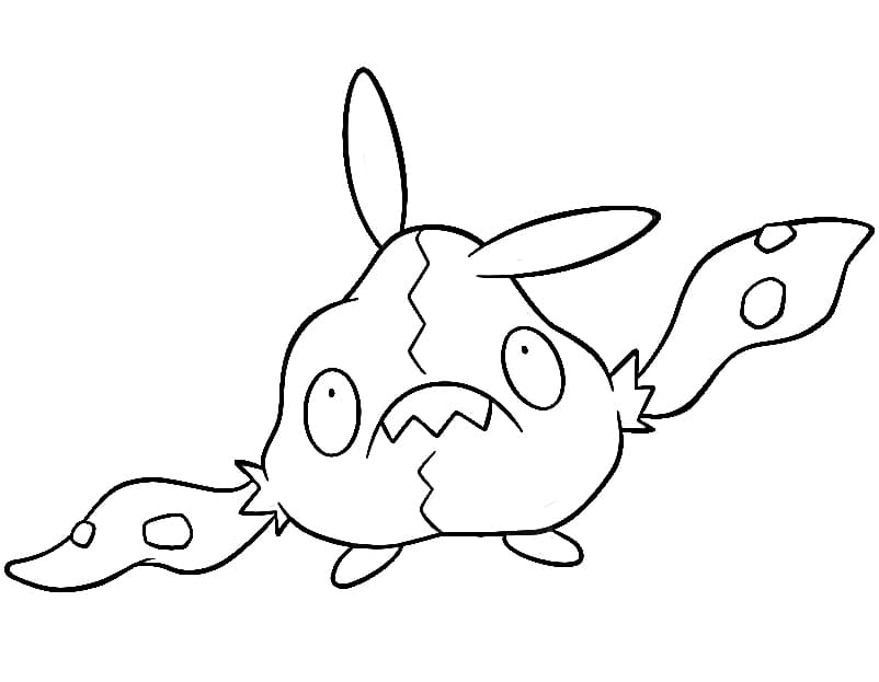 trubbish coloring page easy pokemon