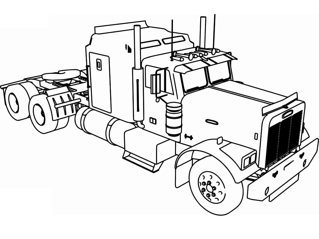 Classic Truck Coloring Page Free Printable Coloring Pages For Kids