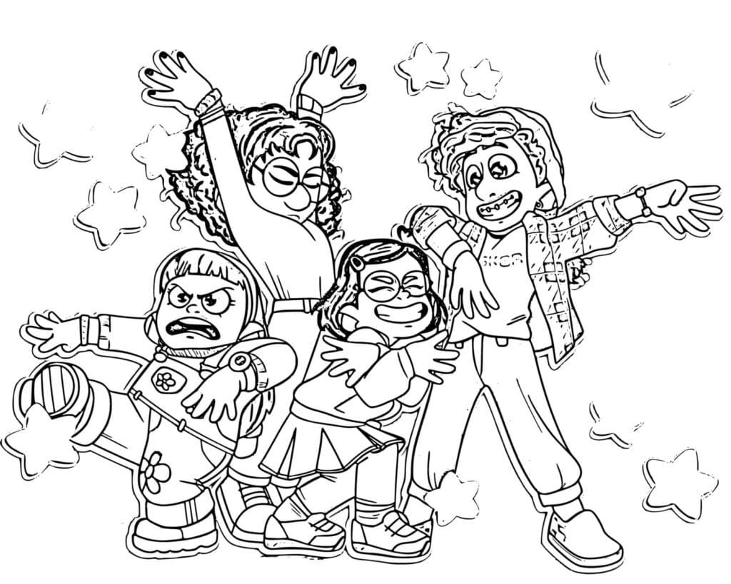 Turning Red Printable Coloring Page Free Printable Coloring Pages for