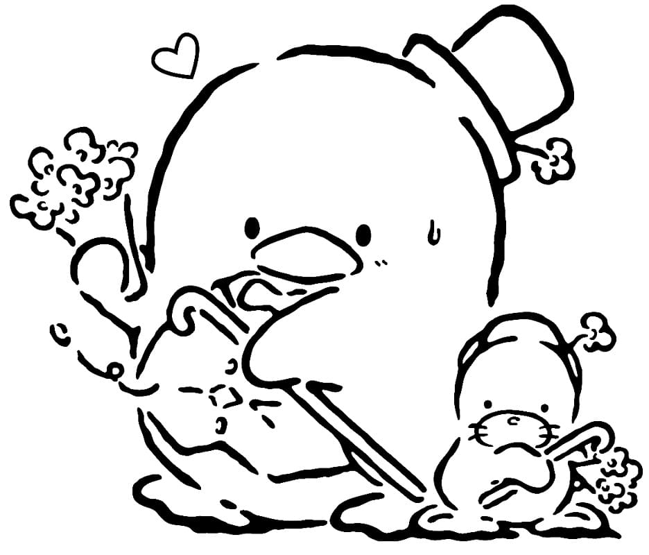 Tuxedo Sam To Color