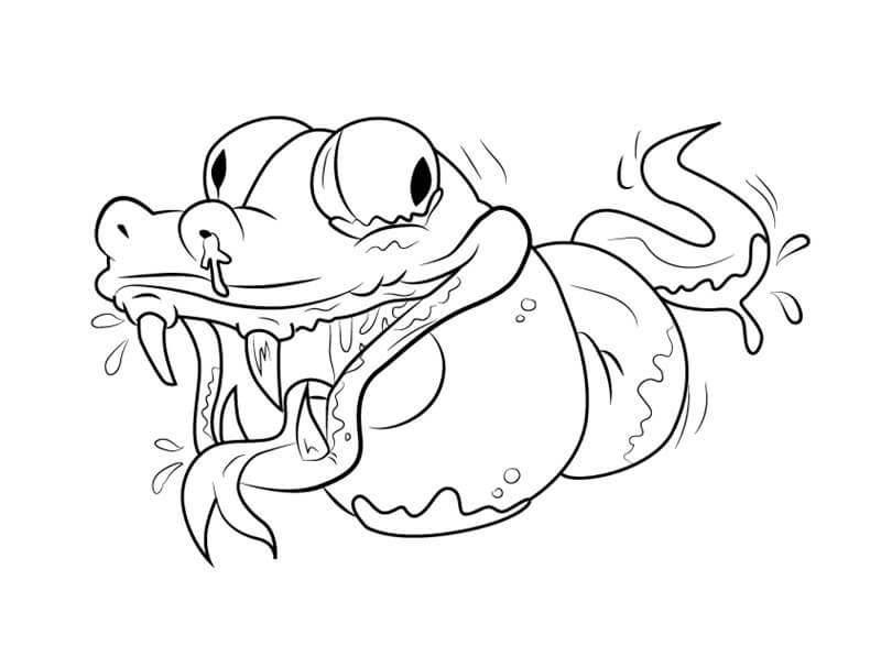 Twisted Python Ugglys Pet Shop Coloring Page - Free Printable Coloring