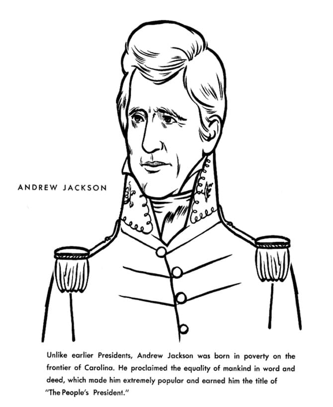 US President Andrew Jackson