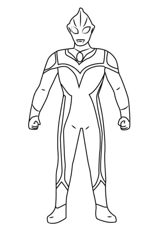Ultraman Team 3 Coloring Page Free Printable Coloring Pages For Kids