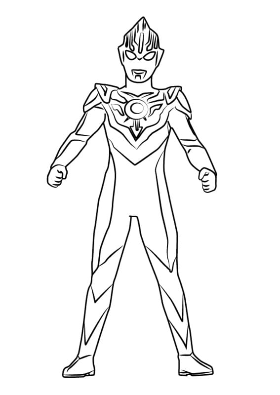 83 Collections Coloring Pages Ultraman  Best Free