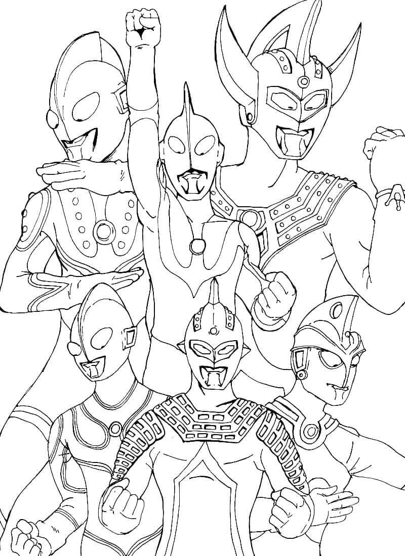 Ultraman Coloring Pages   Free Printable Coloring Pages for Kids