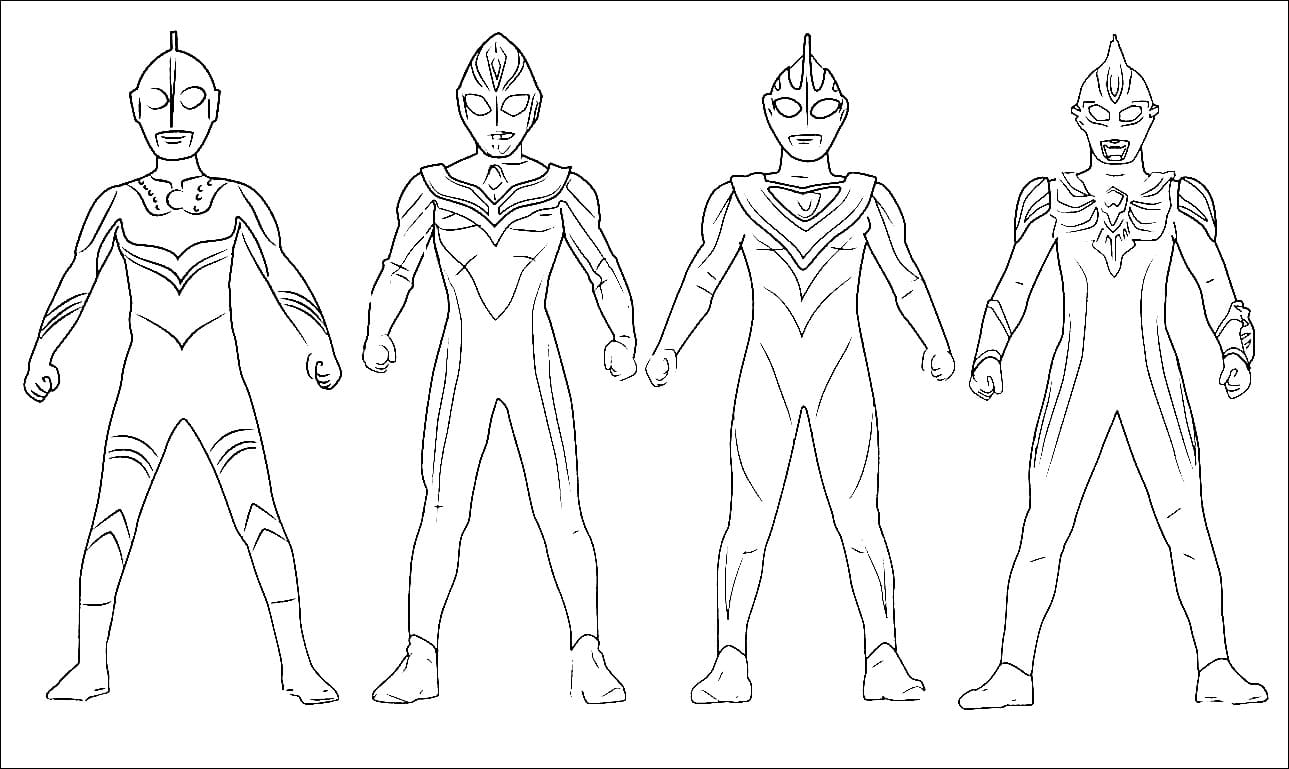 Ultraman Coloring Pages   Free Printable Coloring Pages for Kids