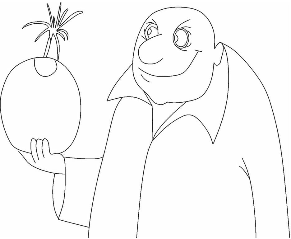 Uncle Fester Coloring Page - Free Printable Coloring Pages for Kids