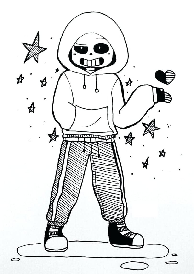free undertale gastor coloring pages