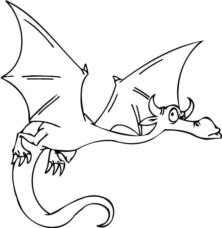 Børnecenter dagsorden spiller Unhappy Dragon Coloring Page - Free Printable Coloring Pages for Kids