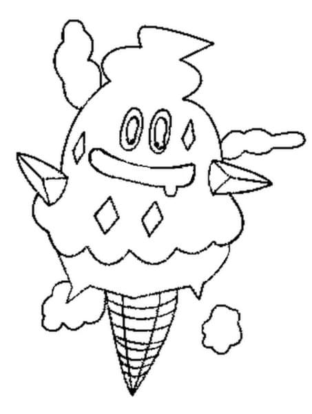 vanilluxe coloring page to print pokemon