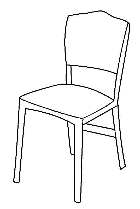 Free Chair Coloring Page - Free Printable Coloring Pages for Kids