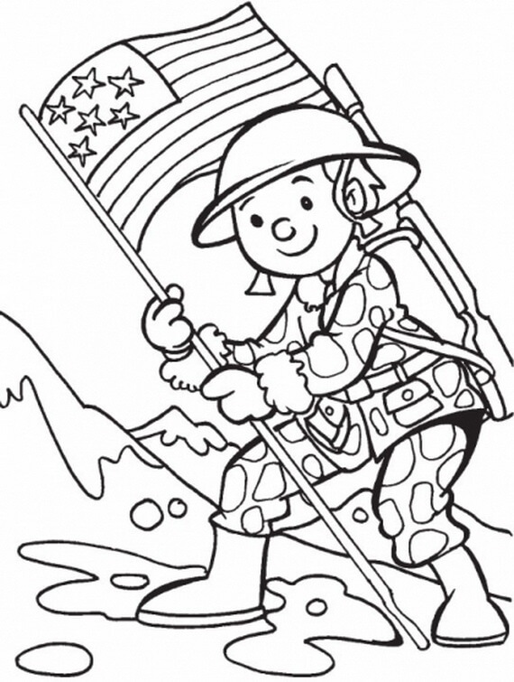 coloring pages and veterans day