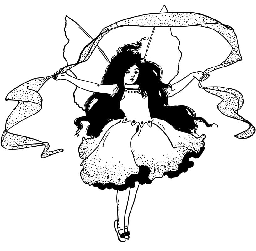 Vintage Fairy Girl