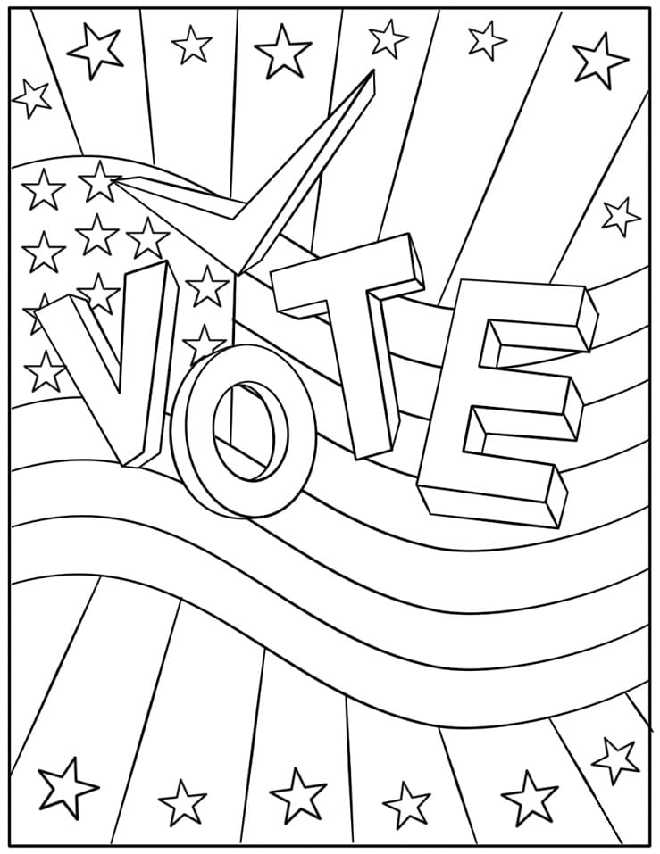 Election Day Coloring Pages Coloring Pages