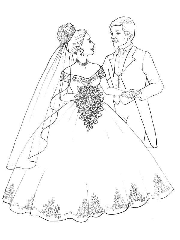 8800 Collections Princess Wedding Coloring Pages  Latest