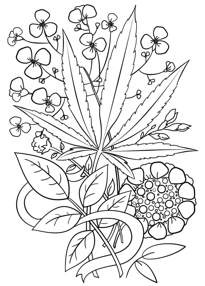 Space Trippy Coloring Page - Free Printable Coloring Pages For Kids