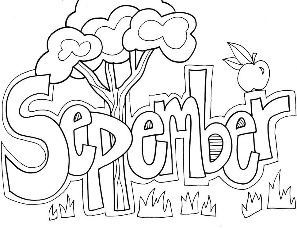 Welcome September Coloring Page Free Printable Coloring Pages For Kids
