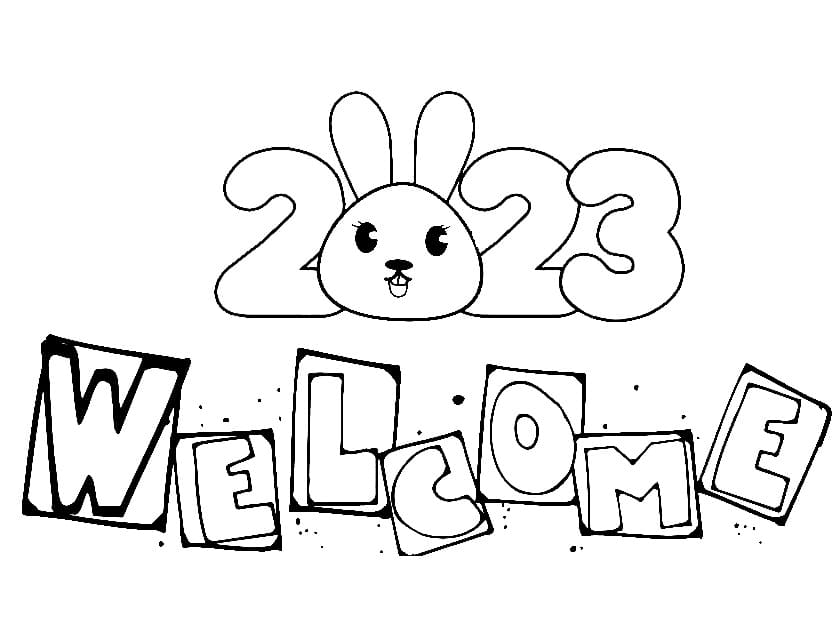 Happy New Year 2023 Coloring Pages Free Printable Coloring Pages For Kids