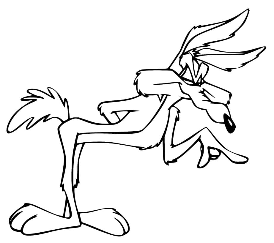 Wile E Coyote Pointing