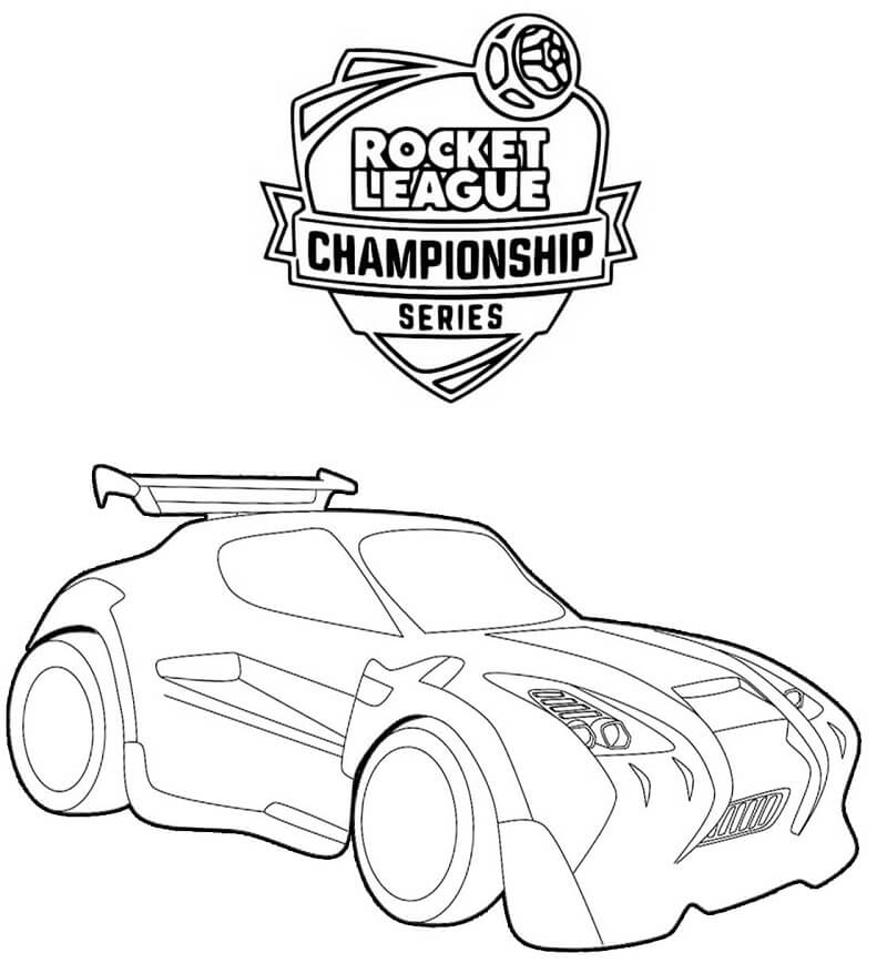 Rocket League Coloring Pages Printable for Free Download