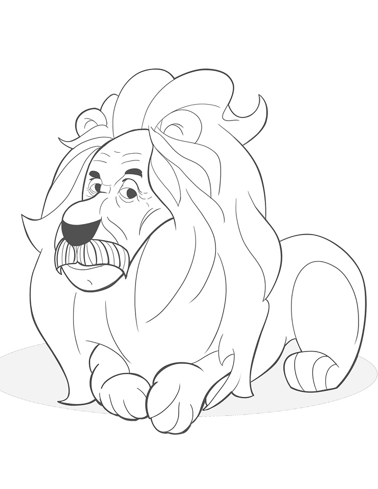 Roaring Lion Coloring Page Feel Free To Print And Color From The Best