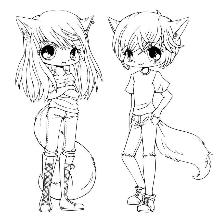 Wolf Girl Coloring Pages   Free Printable Coloring Pages for Kids