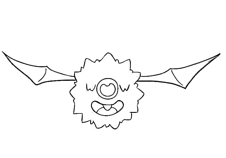 coloring pages woobat pokemon