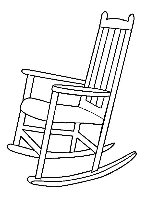 Rocking Chair Sketch Greeting Card by Laura Ogrodnik