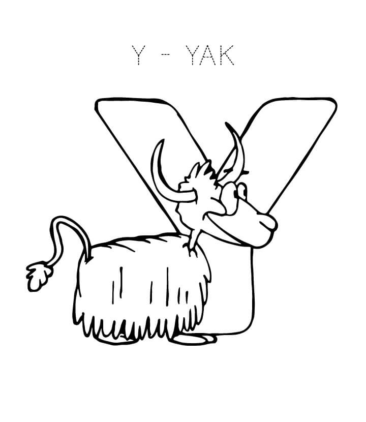 Yak Letter Y 2