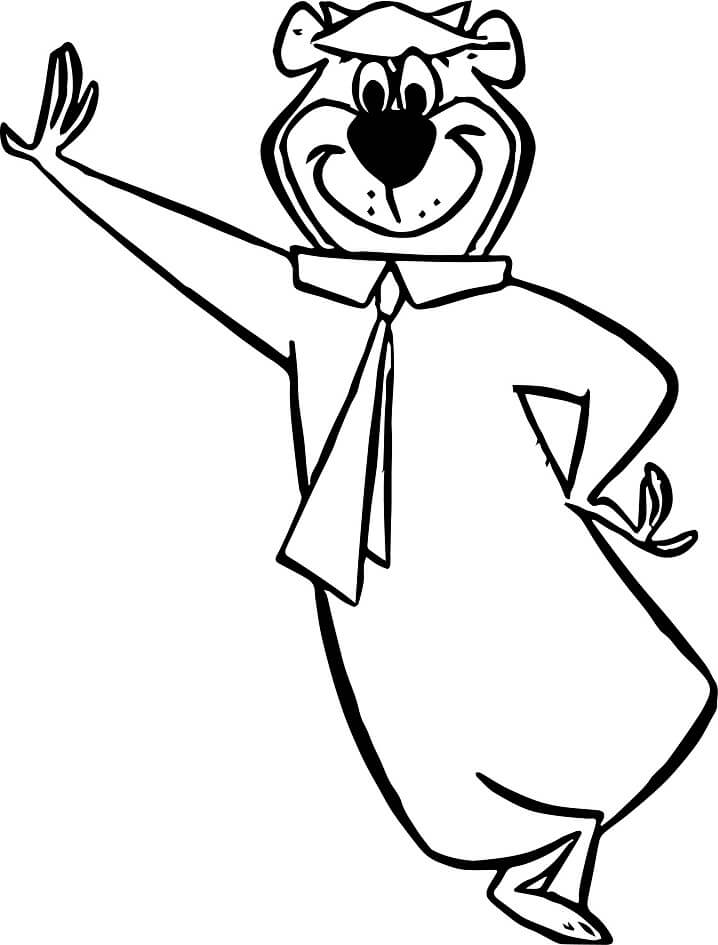 610 Yogi Bear Coloring Pages To Print  Best Free