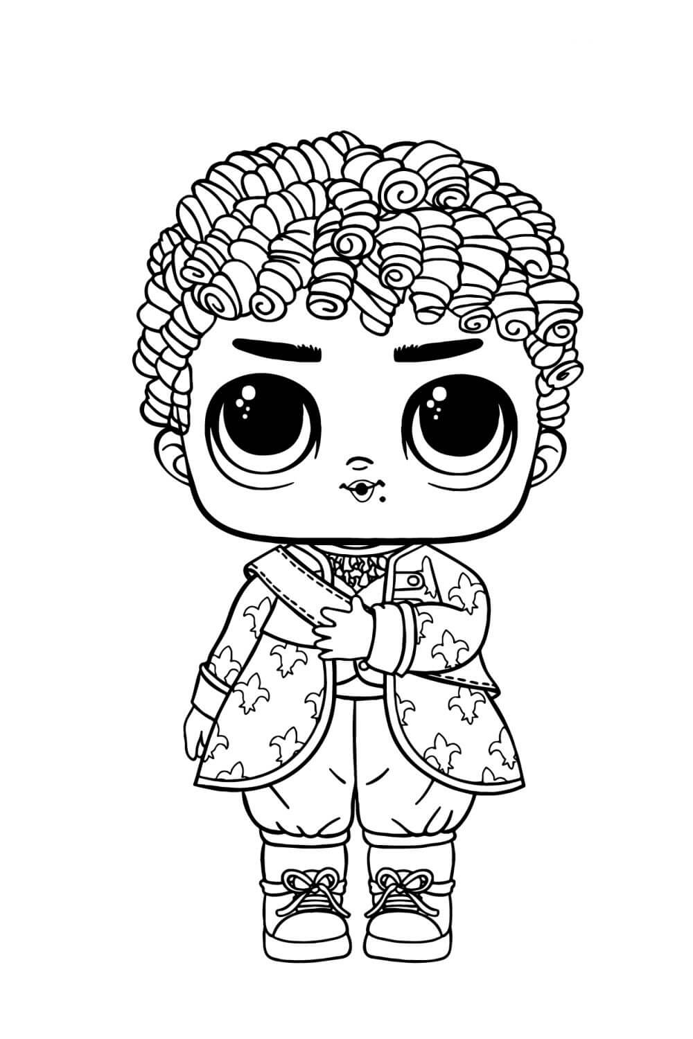 Your Majesty Lol Boys Coloring Page Free Printable Coloring Pages For