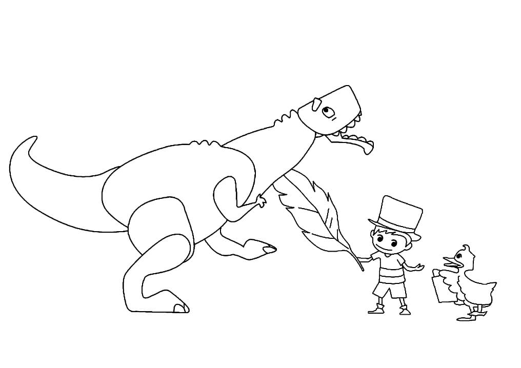 Zack and Quack and Dinosaur