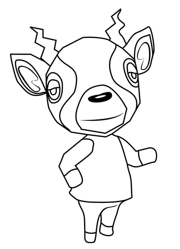Download Zell From Animal Crossing Coloring Page Free Printable Coloring Pages For Kids