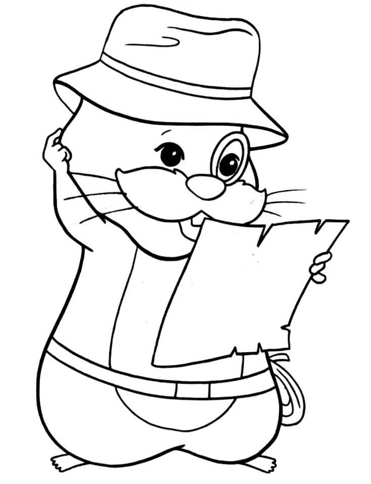 Zhu Zhu Pets 12 Coloring Page - Free Printable Coloring Pages for Kids