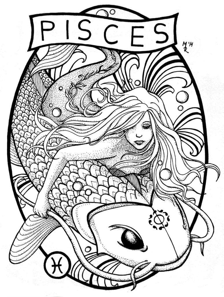 Zodiac Pisces for Adults