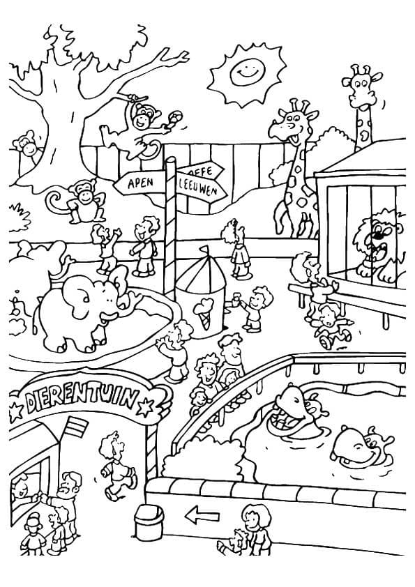 zoo to print coloring page free printable coloring pages for kids