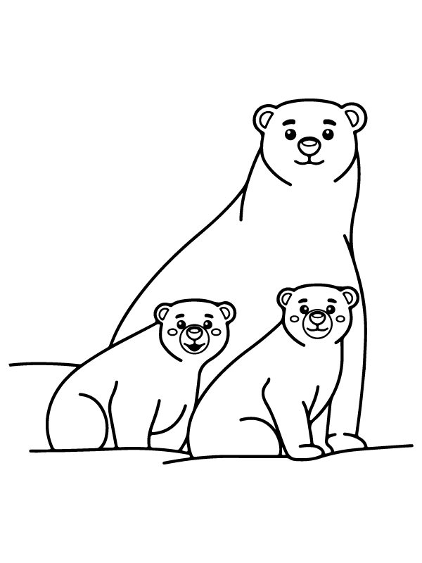 Arctic Animals Coloring Pages - Free Printable Coloring Pages for Kids