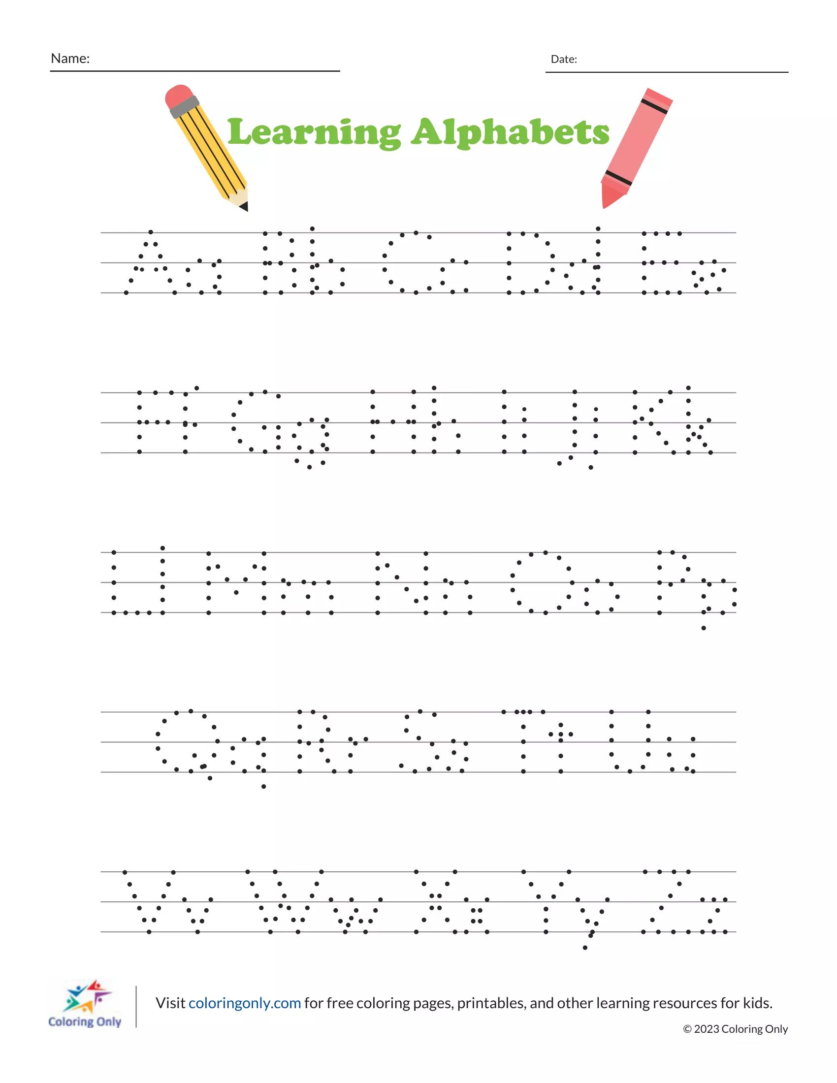 Learning Alphabets