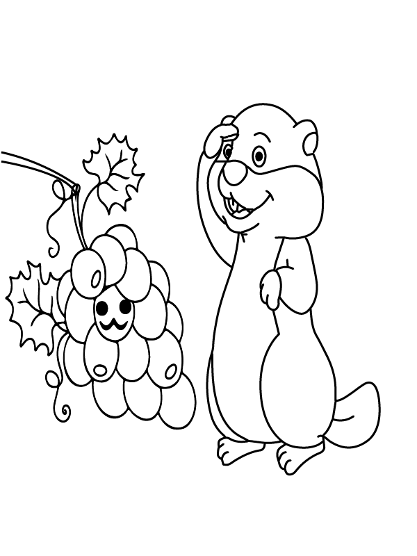 Groundhog Coloring Pages - Free Printable Coloring Pages for Kids